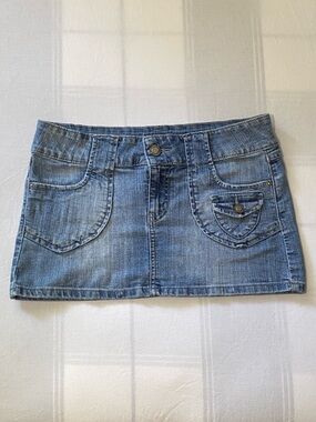 Bongo Denim Jean Mini Skirt
